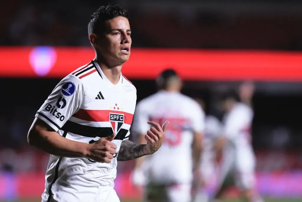 James Rodríguez não é o único que ‘reaparece’ no São Paulo. Foto: Ettore Chiereguini/AGIF