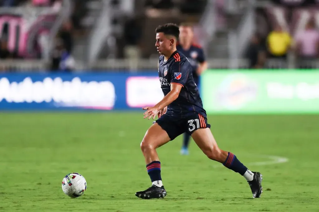 Álvaro Barreal #31 of FC Cincinnati. (Photo by Lauren Sopourn/Getty Images)