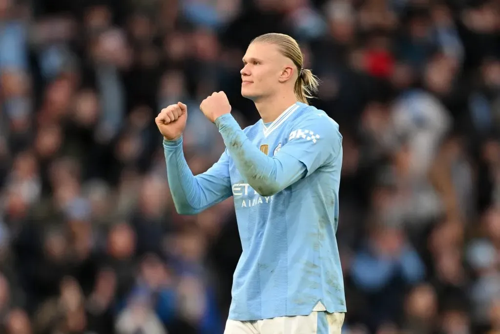 City venceu fácil o Manchester United. (Photo by Michael Regan/Getty Images)