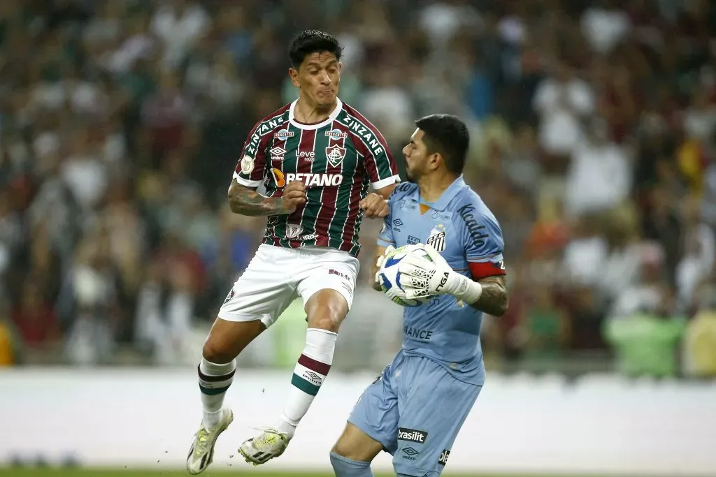 João Paulo contra o Fluminense. (Photo by Wagner Meier/Getty Images)