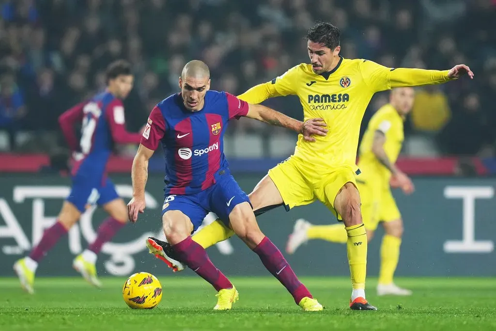 Oriol pelo Barcelona. (Photo by Alex Caparros/Getty Images)