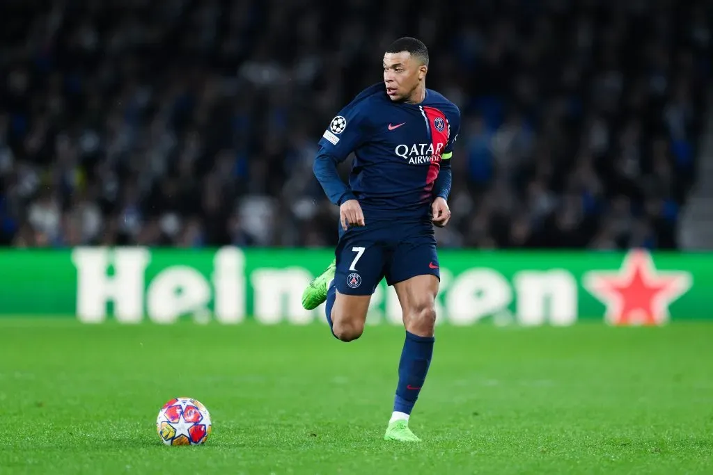 Kylian Mbappe of Paris Saint-Germain. (Photo by David Ramos/Getty Images)