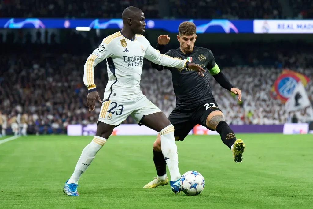 Mendy em ação pelo Real Madrid. (Photo by Angel Martinez/Getty Images)