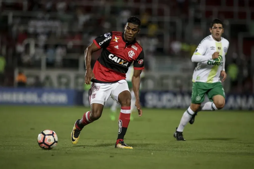 Berrío em sua passagem pelo Flamengo. Foto: Luciano Belford/AGIF