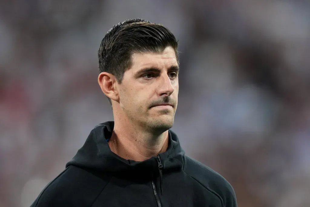 Thibaut Courtois of Real Madrid  (Photo by Angel Martinez/Getty Images)