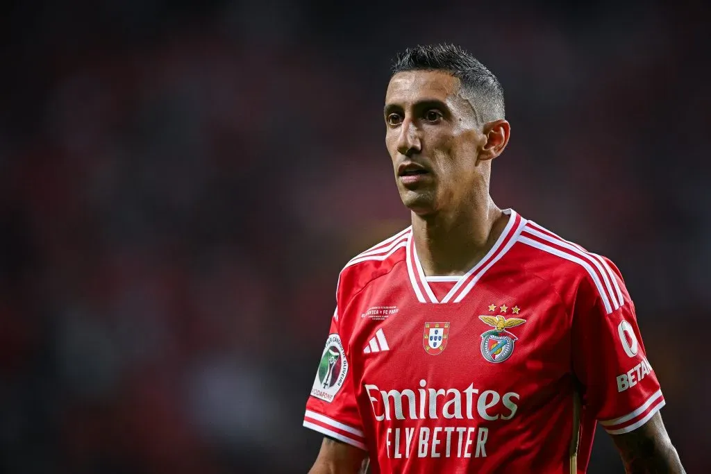 Di María em ação pelo Benfica  (Photo by Octavio Passos/Getty Images)