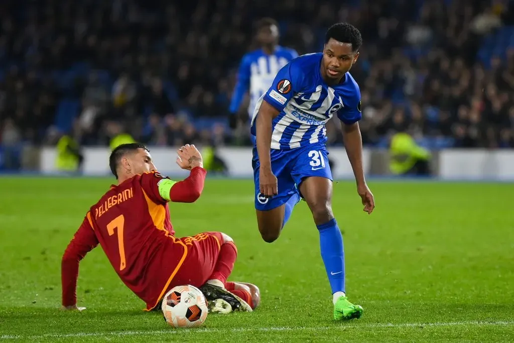 Fati em ação pelo Brighton. (Photo by Mike Hewitt/Getty Images)