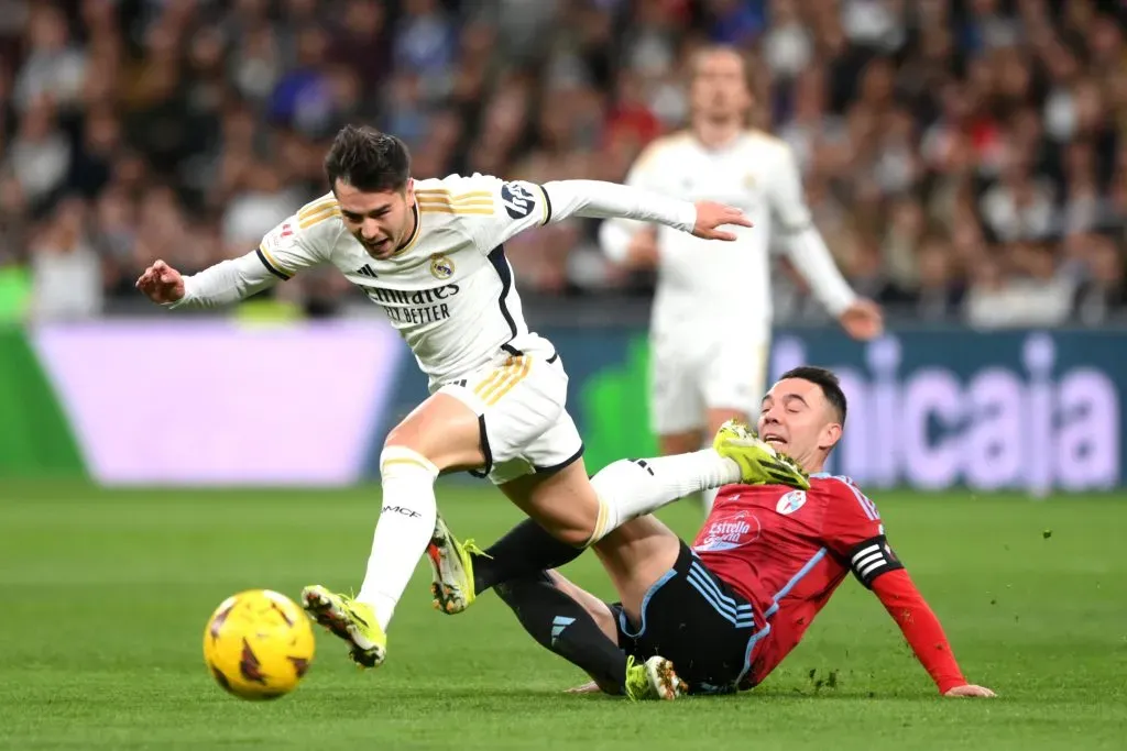 Brahim Díaz em ação contra o Celta de Vigo. (Photo by Denis Doyle/Getty Images)