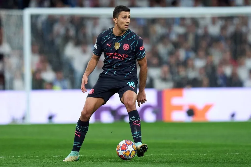 Rodrigo Hernandez of Manchester City  (Photo by Angel Martinez/Getty Images)