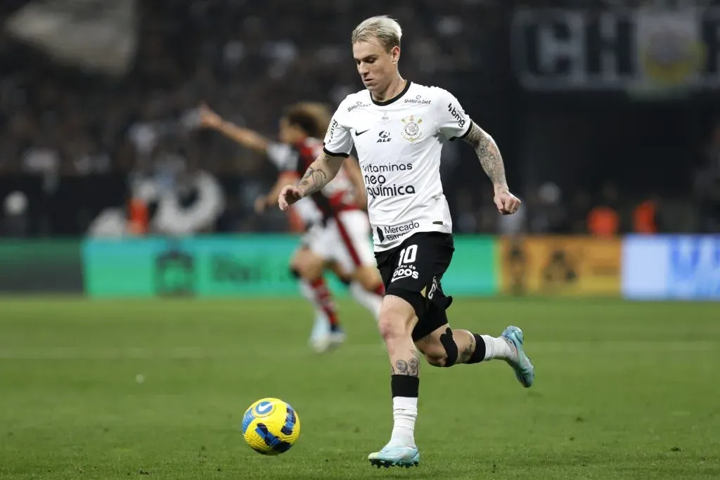 Róger Guedes nos tempos de Corinthians. (Photo by Ricardo Moreira/Getty Images)