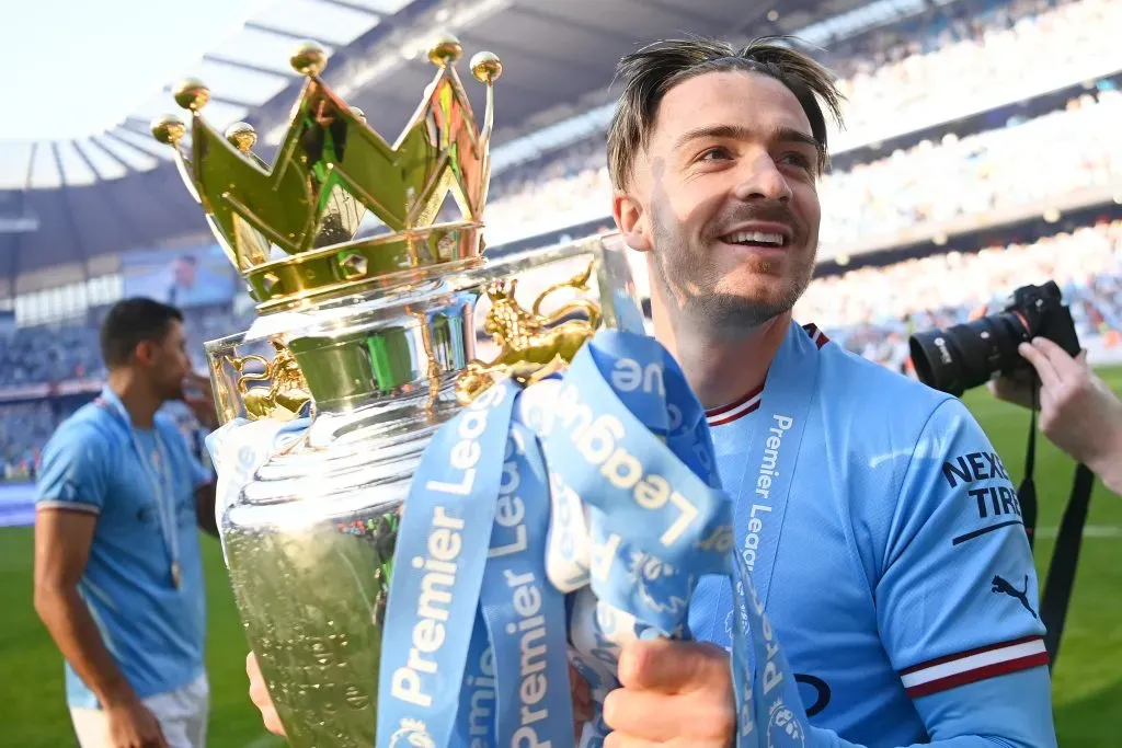 Jack Grealish foi multicampeão no Manchester City. (Photo by Michael Regan/Getty Images)