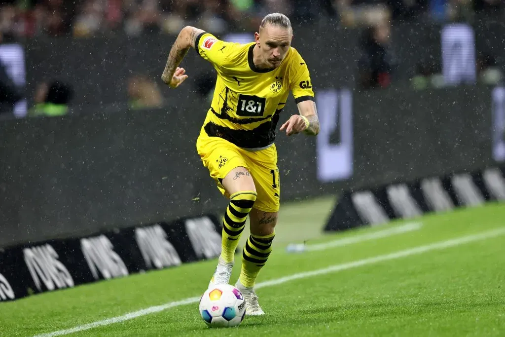 Marius Wolf of Dortmund  (Photo by Christof Koepsel/Getty Images)