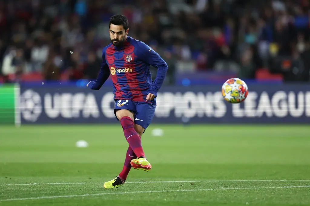 Gundogan em ação pelo Barça. (Photo by Clive Brunskill/Getty Images)