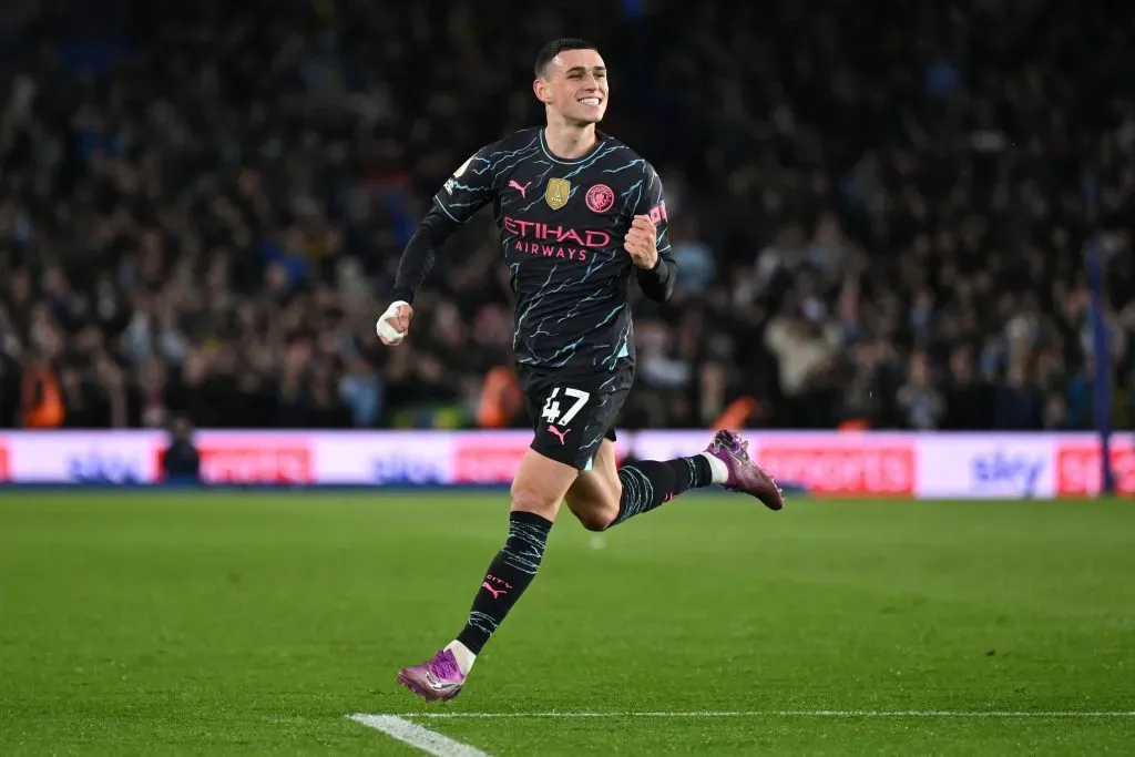 Phil Foden of Manchester City  (Photo by Mike Hewitt/Getty Images)