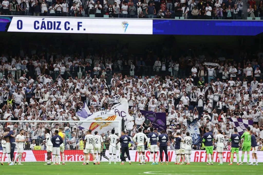Real Madrid é campeão da Espanha. Foto: Florencia Tan Jun/Getty Images