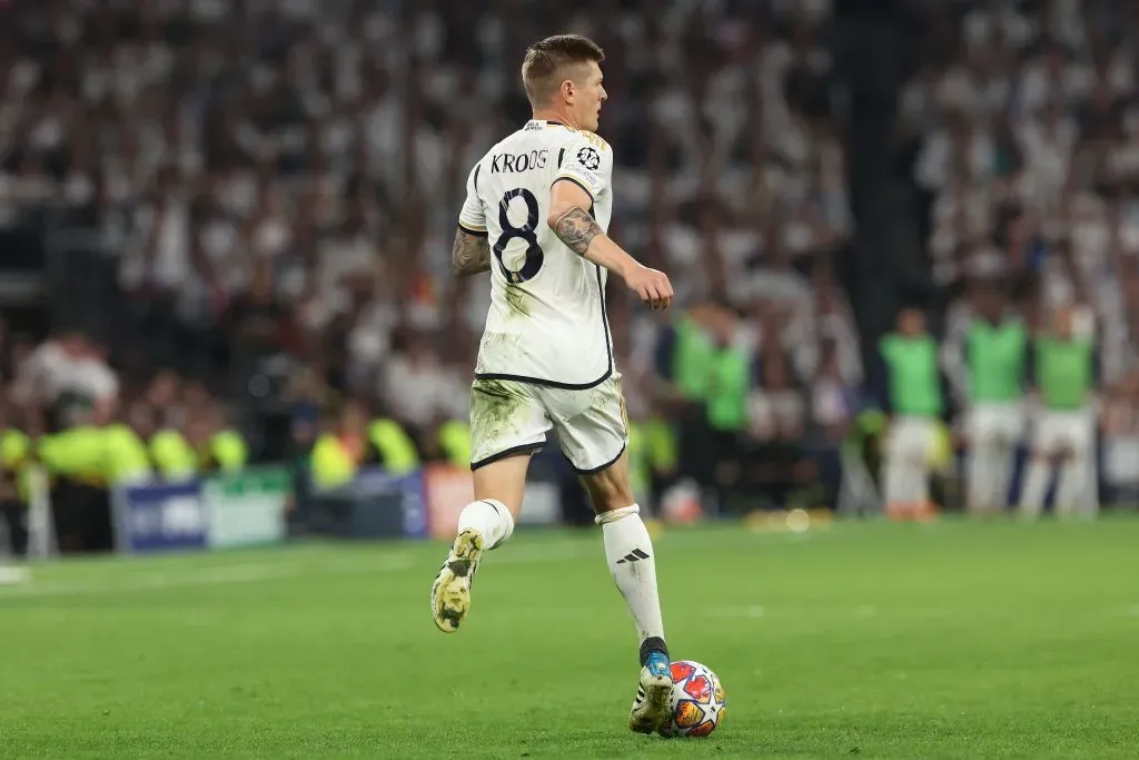 Kroos ameaça deixar Madrid. (Photo by Alexander Hassenstein/Getty Images)