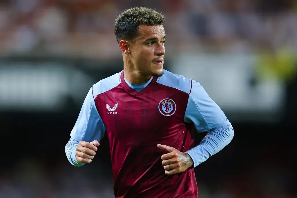 Philippe Coutinho pelo Aston Villa. (Photo by Eric Alonso/Getty Images)