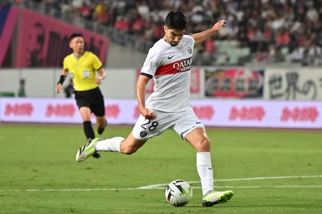 Carlos Soler em ação pelo PSG. (Photo by Kenta Harada/Getty Images)