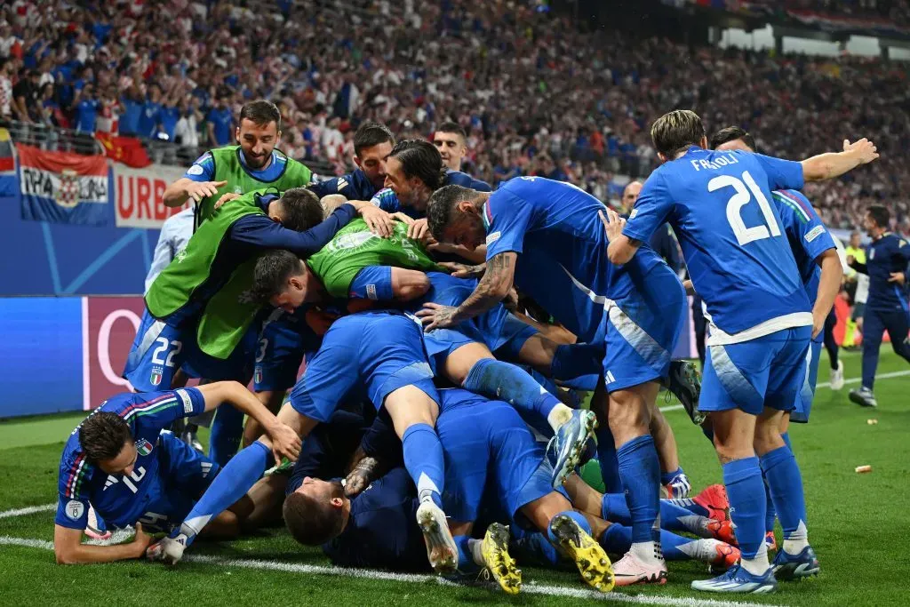 Itália conseguiu a classificação contra a Croácia no último lance. (Photo by Claudio Villa/Getty Images for FIGC)