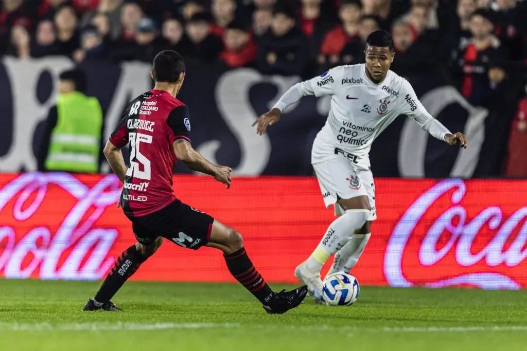 Wesley na disputa da Copa Sul-Americana, com a camisa do Corinthians. Photo: Sporteo/Fotoarena x2414857x PUBLICATIONxNOTxINxBRA Sporteo