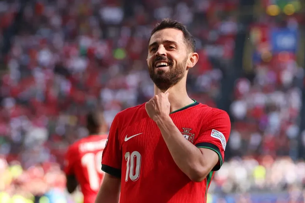 Bernardo Silva é alvo antigo de Laporta (Photo by Dean Mouhtaropoulos/Getty Images)