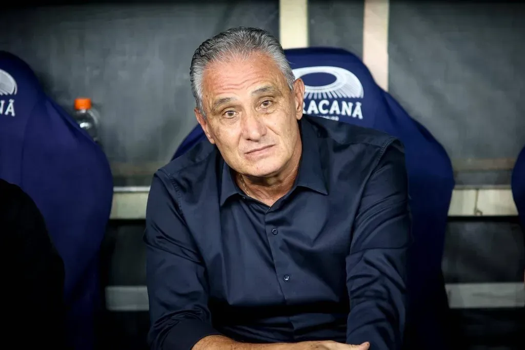 Tite sob comando do Flamengo. Foto: IMAGO / Thiego Mattos.