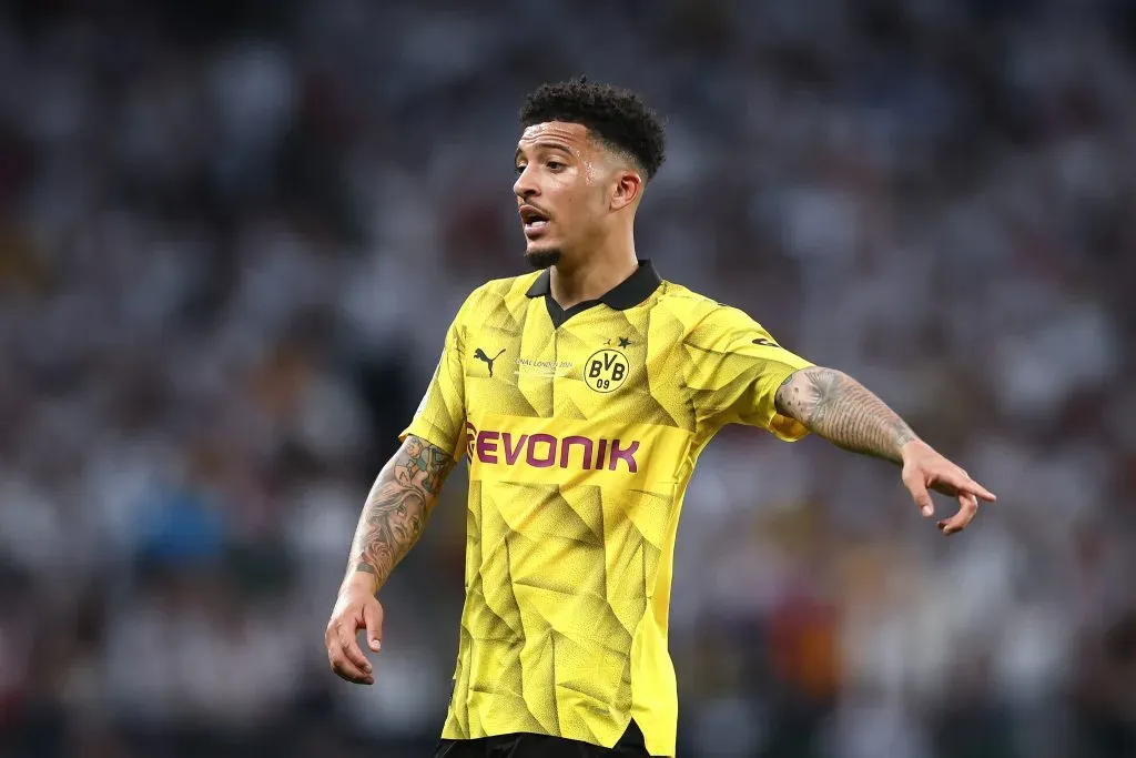 Sancho pode ser uma alternativa ao Barcelona (Photo by Alex Pantling/Getty Images)