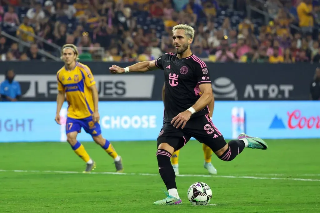 Leonardo Campana marcou o 29º gol de pênalti contra o Tigres. Foto: IMAGO / IconSportwire