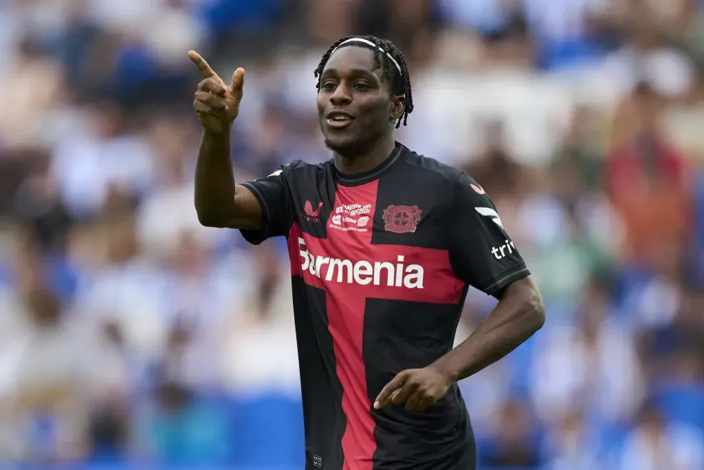 Frimpong em campo pelo Leverkusen (Photo by Juan Manuel Serrano Arce/Getty Images)