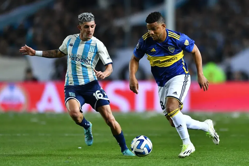 Martirena enfrentando o Boca Juniors (Photo by Marcelo Endelli/Getty Images)