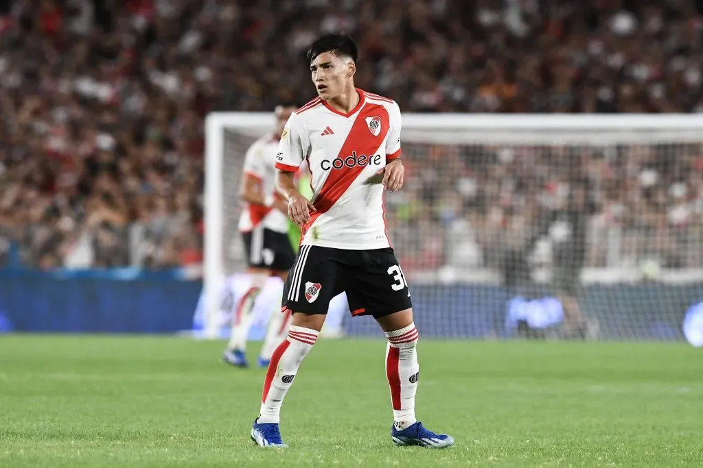 Ian Subiabre com a camisa do River. Foto: IMAGO / SOPA Images