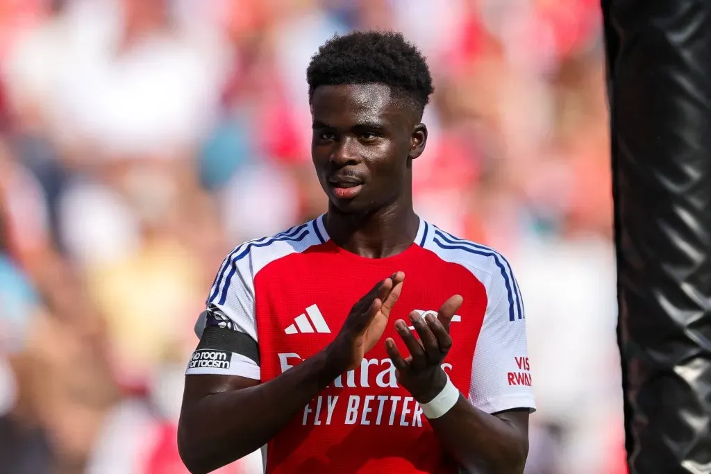 Arsenal v Wolverhampton Wanderers Premier League 17/08/2024. Bukayo Saka pelo Arsenal na Premier League. Foto: IMAGO / Pro Sport Images