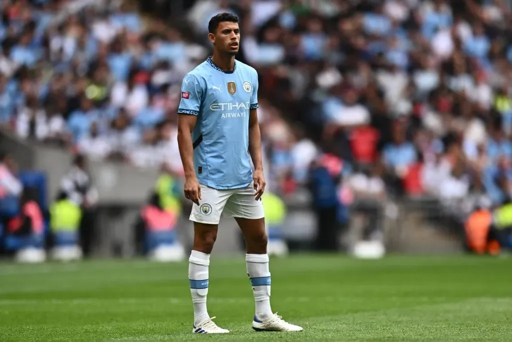 Nunes em campo pelo Manchester City. Foto: IMAGO / Sebastian Frej