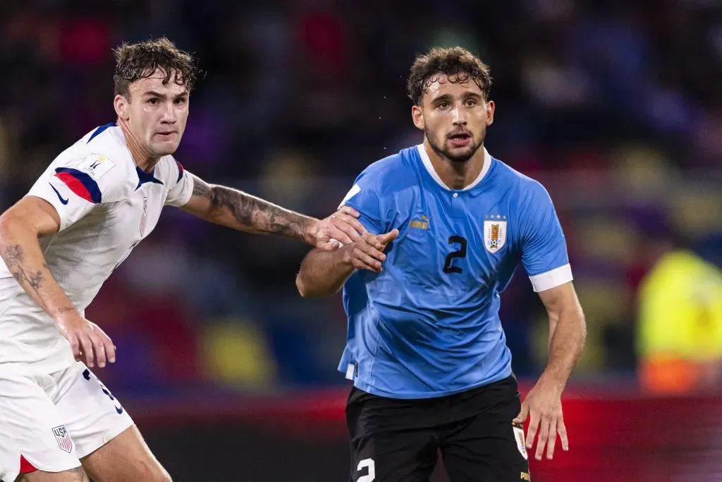 Sebastian Boselli com a Seleção Uruguaia. Foto: IMAGO / Just Pictures