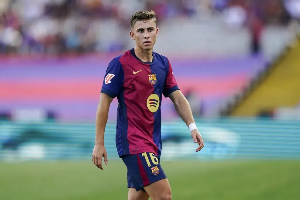 Fermin Lopez com a camisa do FC Barcelona. Foto: IMAGO / Pressinphoto