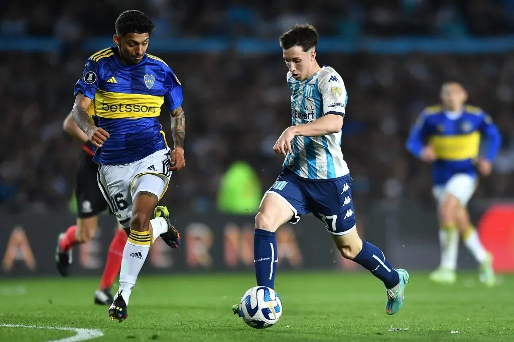 Baltasar em campo pelo Racing (Photo by Marcelo Endelli/Getty Images)