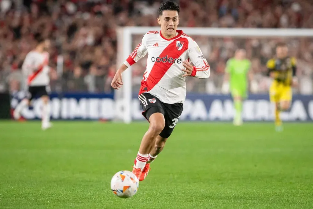 Pablo Solari com a camisa do River Plate. Foto: IMAGO / Zuma Press.