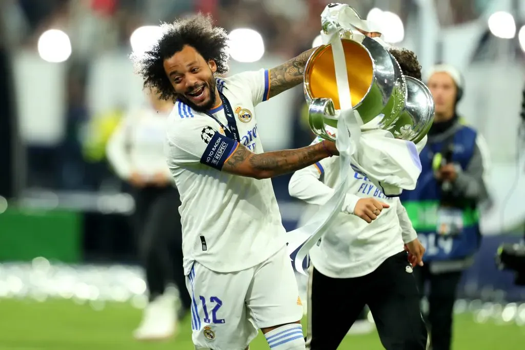 Marcelo com a Champions League da penúltima temporada. Foto: IMAGO / Ação Plus.