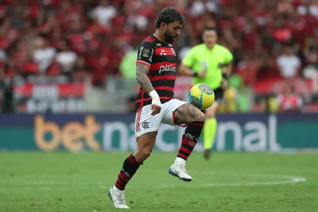 Gabigol está em fim de contrato com o Flamengo. (Photo by Wagner Meier/Getty Images)