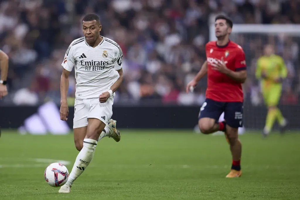 Kylian Mbappe com a camisa do Real Madrid. Foto: IMAGO / ZUMA Press Wire.