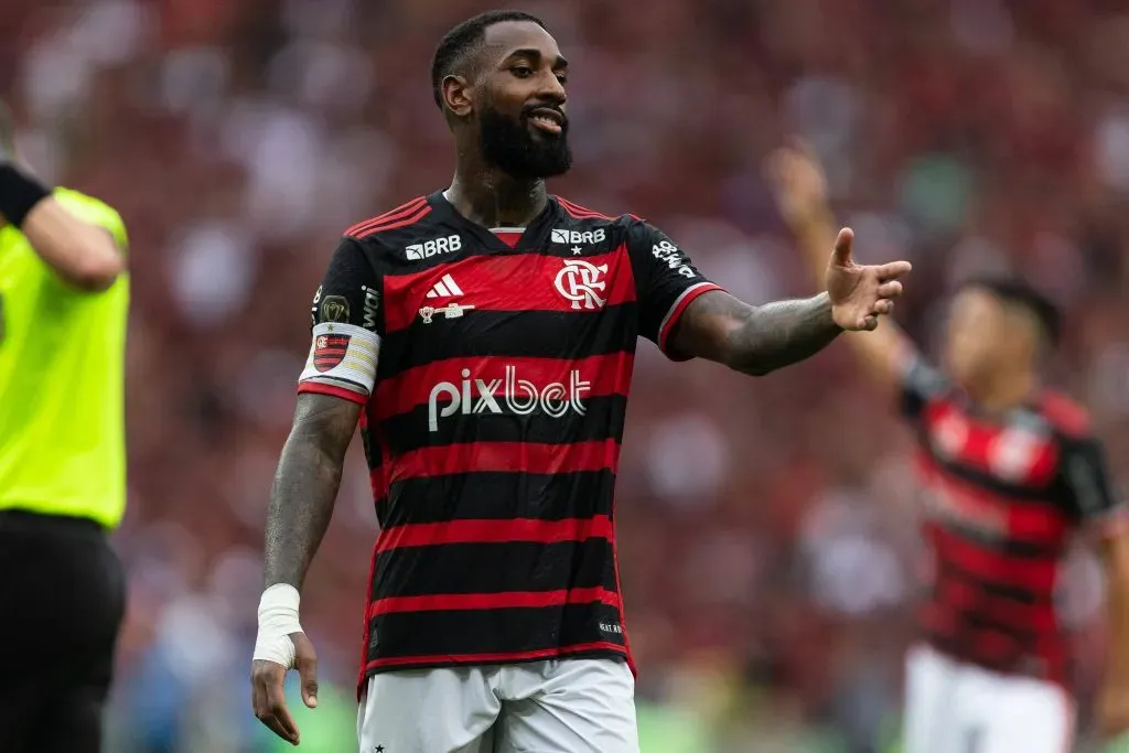 Gerson tem sido destaque com a camisa do Flamengo. Foto: IMAGO / Carneiro Images.