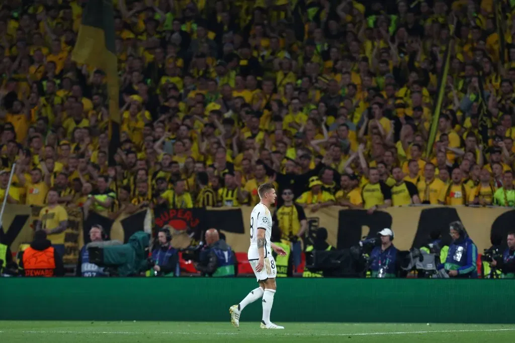 Toni Kroos na final da Champions League passada, pelo Real Madrid. Foto: IMAGO / Zuma Press.