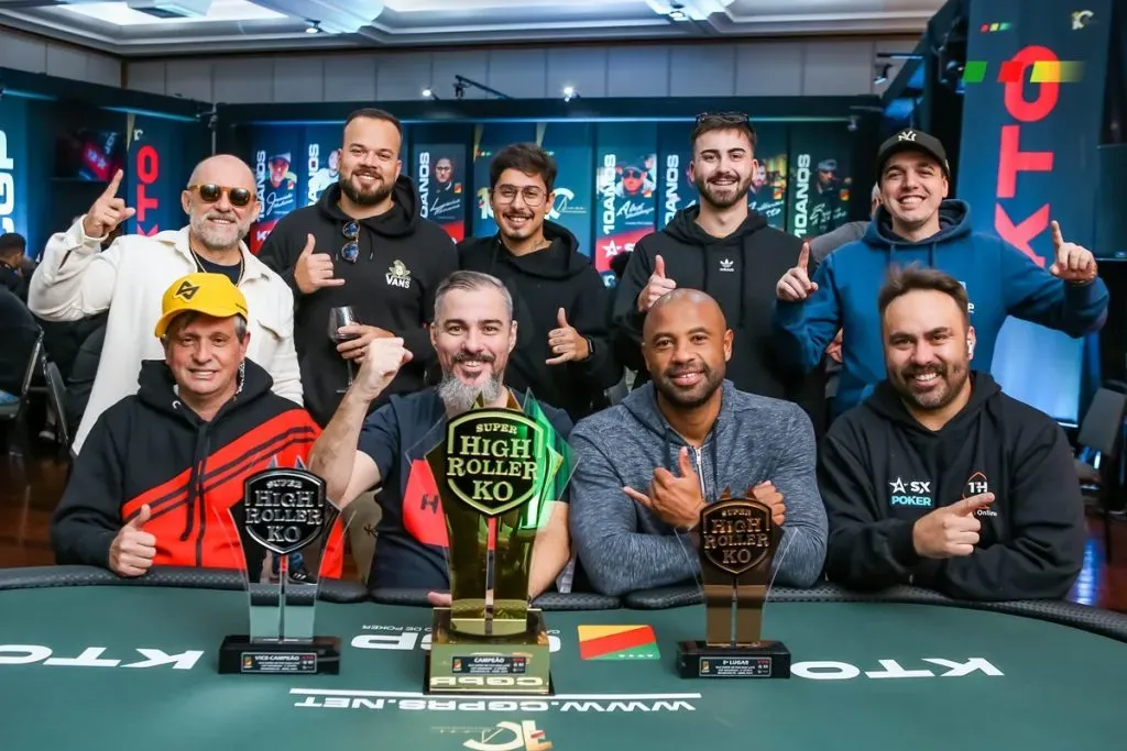 Mesa Final do Super High Roller PKO do CGP Gramado