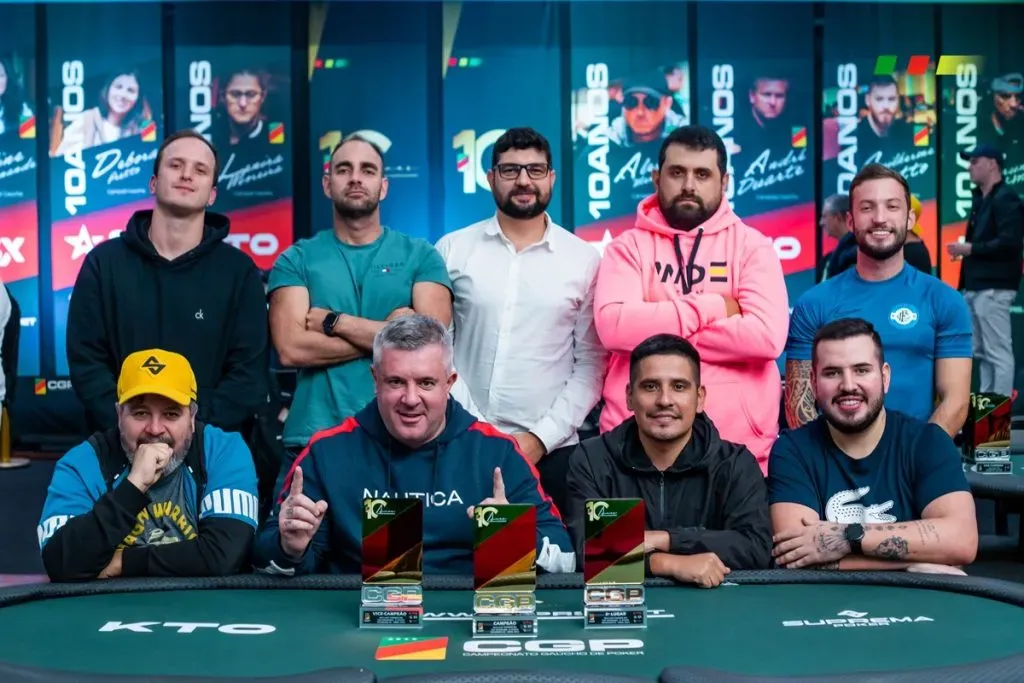 Mesa Final do High Roller Finale do CGP Gramado