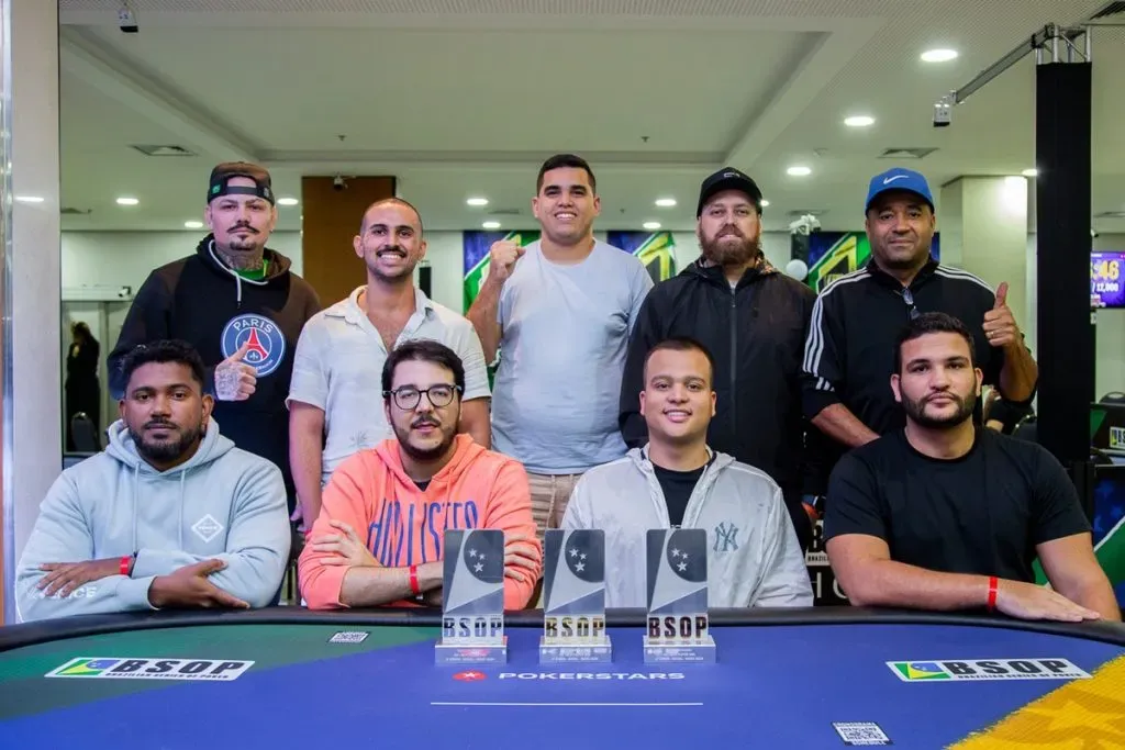 Mesa final do Super 500 do BSOP Natal