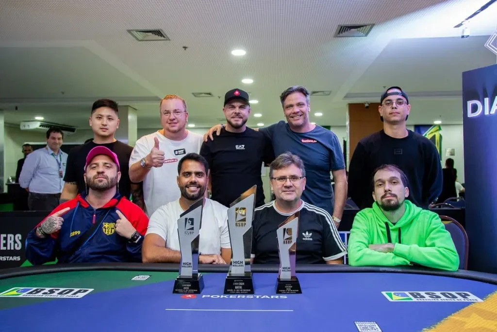 Mesa final do 1-Day High Roller do BSOP Natal