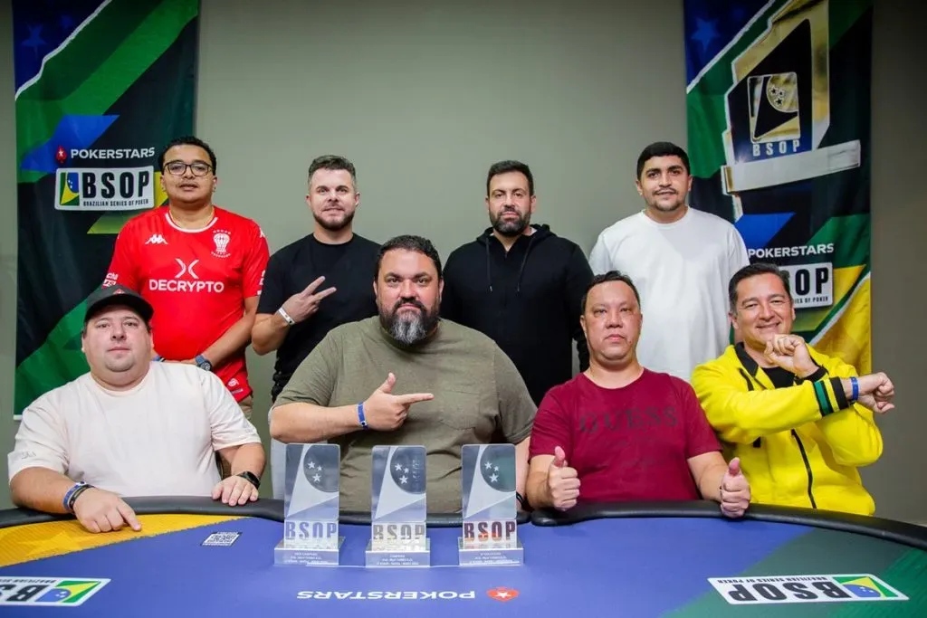 Mesa final do NLH Turbo KO do BSOP Natal