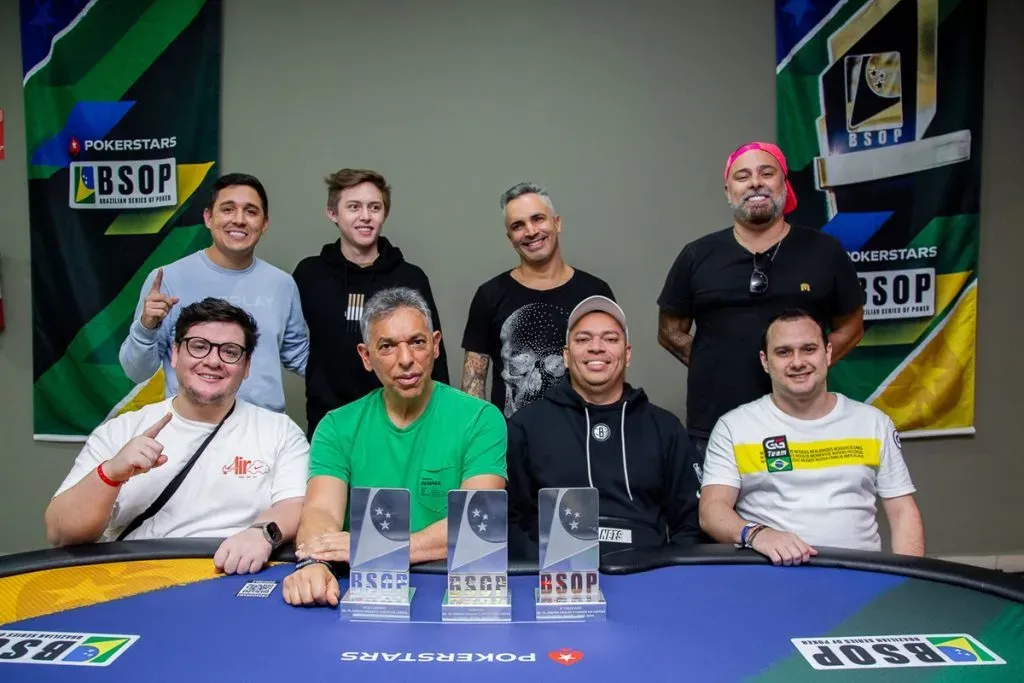 Mesa final do PLO Dealer’s Choice do BSOP Natal