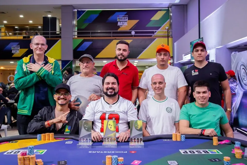 Mesa final do PLO Super 500 do BSOP Natal