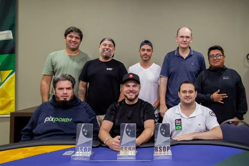 Mesa final do PLO Dealer’s Choice do BSOP Natal